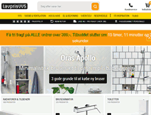 Tablet Screenshot of lavprisvvs.dk
